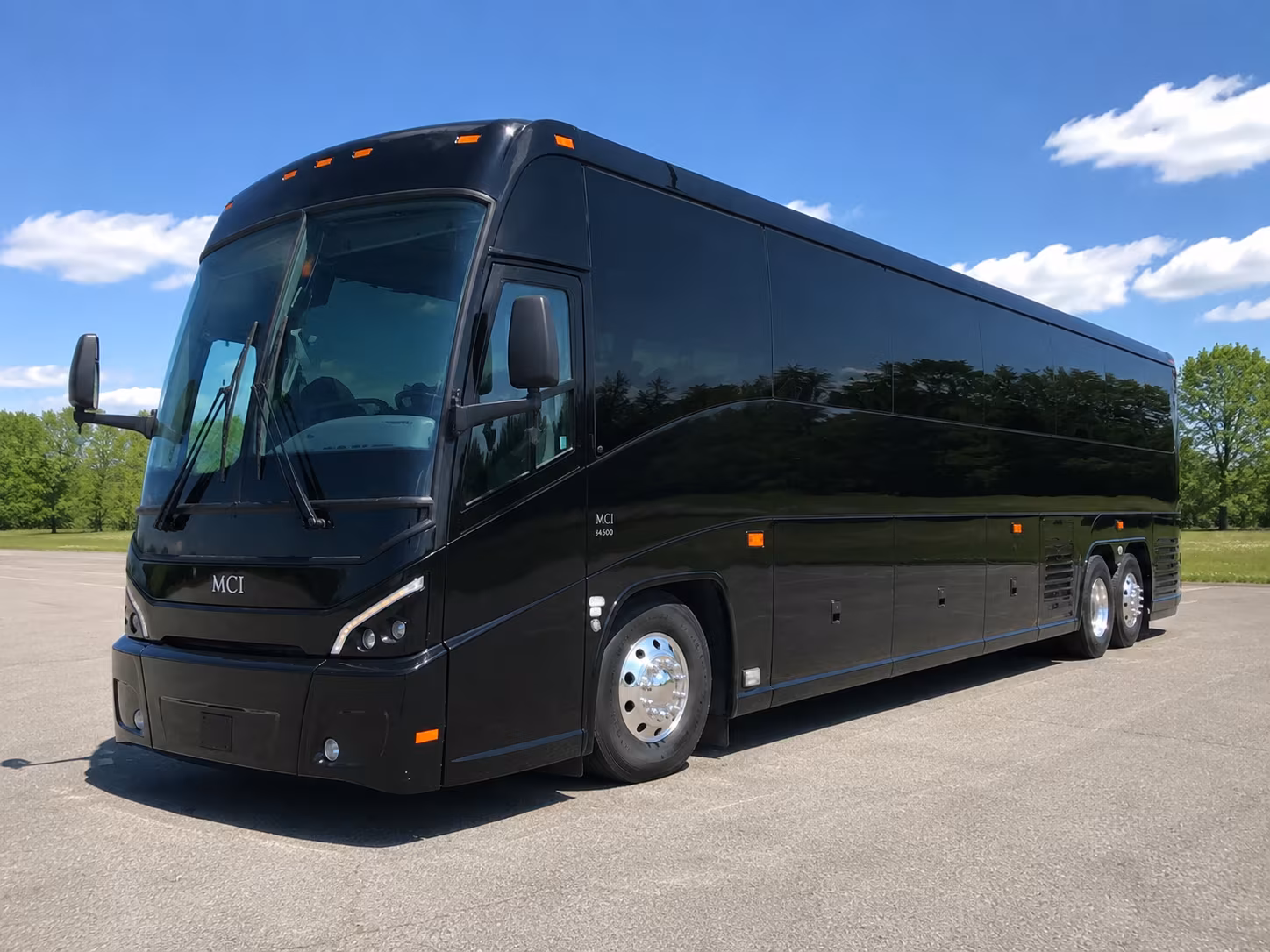 perris charter bus rental exterior