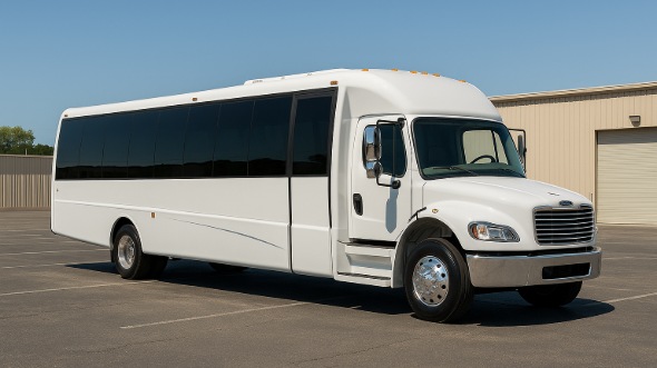 Exterior of Charter Bus Company Cathedral City's 15 Passenger Minibus in Cathedral City