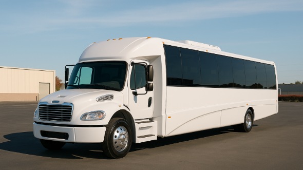 Exterior of Charter Bus Company Cathedral City's 18 Passenger Minibus in Cathedral City