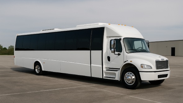 Exterior of Charter Bus Company Cathedral City's 30 Passenger Minibus in Cathedral City