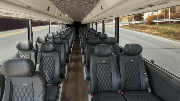 cathedral city 15 passenger minibus inside