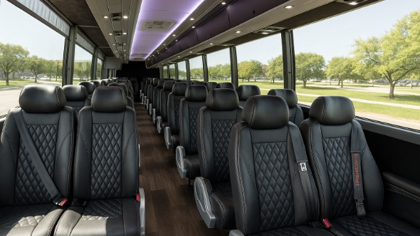 cathedral city 18 passenger minibus inside