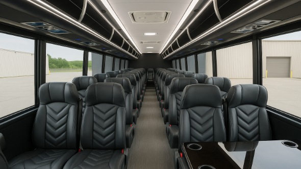 cathedral city 30 passenger minibus interior
