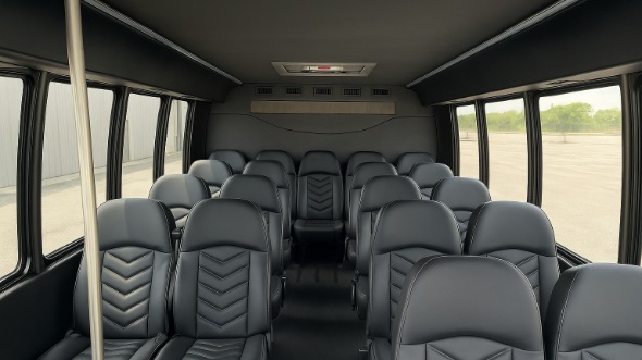 cathedral city 35 passenger minibus inside